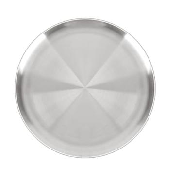 Imagem de Hazyore Forma de pizza para forno, formas antiaderentes de aço inoxidável para pizza, forno redondo, assadeira, lava-louças, fácil de limpar