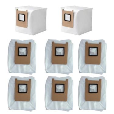 Imagem de Sacos de pó de substituição para aspirador de pó Eufy E28 Omni/E25 Omni Robot Sacos de substituição a vácuo 3L Saco descartável de grande capacidade Sacos de reposição de 4 camadas (8 peças)