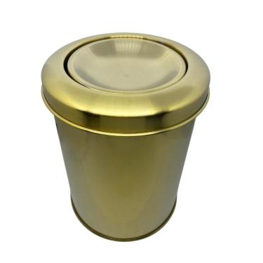 Imagem de Lixeira Dourada 5L Basculante Novo Design Fineza