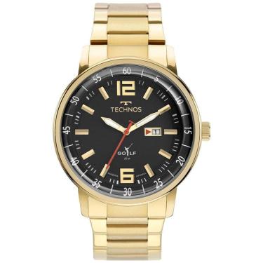 Imagem de Relógio Technos Masculino Golf Dourado - 2115Mwd/1H