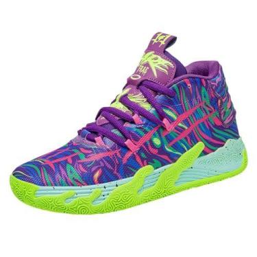 Imagem de Tênis de basquete didopery masculinos com cadarço e cano alto, estilo 