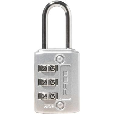 Imagem de Cadeado Segredo Zamac Prata Sz 20 3 Segredos - Pado