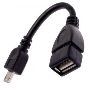 Imagem de Cabo Otg Micro Usb Pendrive Mouse Teclado Dados V8 Android