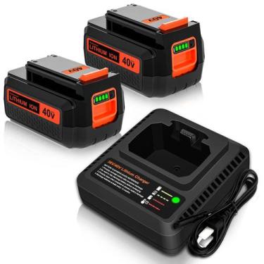 Imagem de Carregador de bateria OHYES BAT 40V 3600mAh, pacote com 2 unidades com