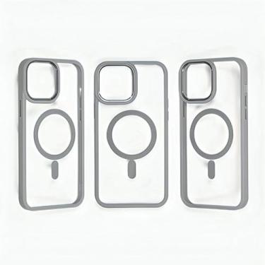 Imagem de Capa Legend Anti Impacto New Hybrid Magsafe iPhone 16e - Cinza