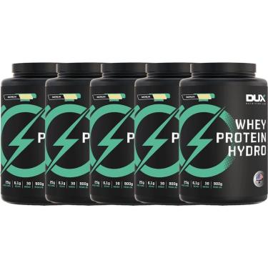 Imagem de Kit 5X Whey Protein Hydro - 900g Baunilha - Dux Nutrition-Masculino