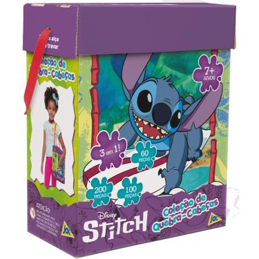 Imagem de Maleta 3 Quebra-Cabeças Stitch - Toyster