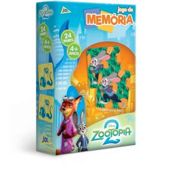 Imagem de Toyster - Zootopia 2 - Jogo da Memória 24 Pares - 4 Anos - Disney - JAK