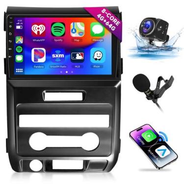 Imagem de Rádio de carro Hodozzy Ford F-150 2009-2012 9" Touch 8-Core 4GB WiFi