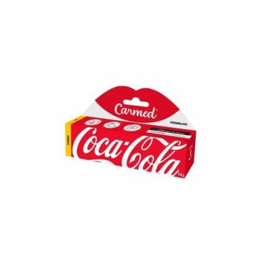 Imagem de Hidratante Labial Carmed Coca-Cola Vermelho 10g - CIMED