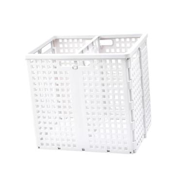 Imagem de Space-saving Laundry Basket Foldable Storage Container Open Design for Easy Access Great for