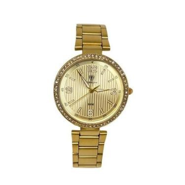 Imagem de Relógio Feminino Relógio Tuguir Analógico Tg184 Dourado