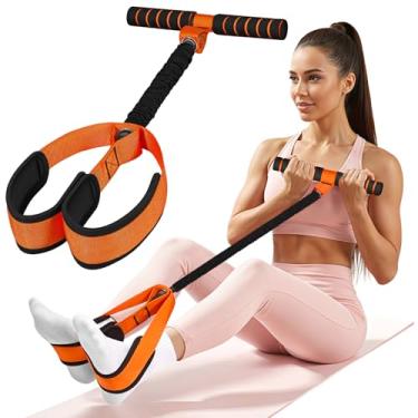 Imagem de UZTUGG Pulseira de resistência de pedal com alças, faixa de exercícios para mulheres, equipamento de sentar para treinamento de corpo inteiro, núcleo, ABS, pernas, glúteos, braços, pilates