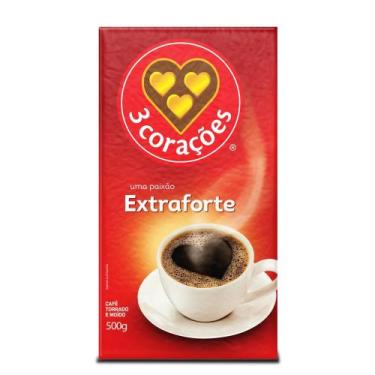 Imagem de Café 3 Corações Extraforte a Vácuo 500g