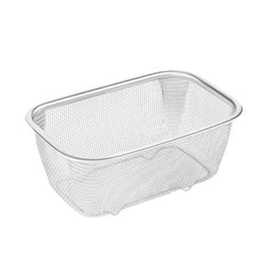 Imagem de ＫＬＫＣＭＳ Cesto de fritura em malha, bandeja de fritura fácil de limpar, escorredor de óleo, peneira de cozinha para festas, peixe e churrasco, 19.5 X 12.5 X 7.5 Cm