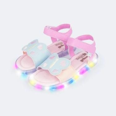 Imagem de Sandália de Led Pampili Lulli Borboleta Candy Colors-Feminino