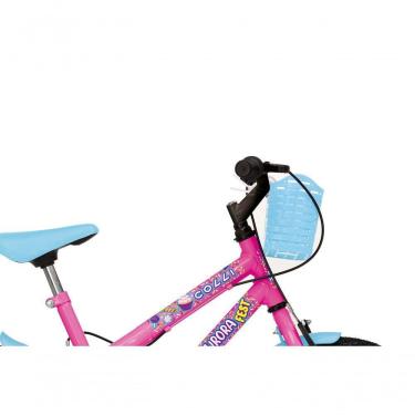 Imagem de Bicicleta Aurora Fest, Aro 16, Com Freios V-brake, Com Rodas De Apoio, Capa Corrente E Cestinha