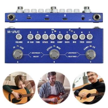 Imagem de Pedal De Baixo Baby Multi-Efeitos M-VAVE Cube 48kHz USB-C Dly RVB MOD 