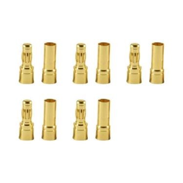 Imagem de Conectores RC Banhados a Ouro 5-8mm Macho Fêmea Adaptador Kit 10 Pares