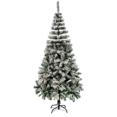 Imagem de Árvore Natalina 600 Galhos Verde e Branca 180 cm