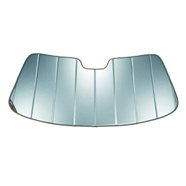 Imagem de Covercraft UVS100 Protetor solar de para-brisa personalizado para Volkswagen GTI e Golf R 2025 - Azul metálico