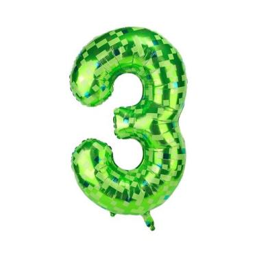 Imagem de Balão De Alumínio Digital Gigante De 40 Polegadas Com Tema De Minerado