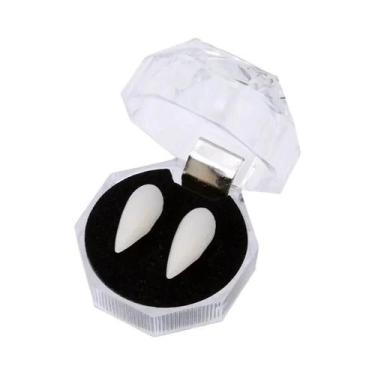 Imagem de Dentes De Vampiro Para Cosplay, Acessórios Para Festas, 2 Peças, Denta