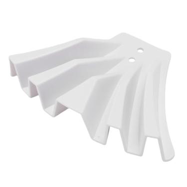 Imagem de TOPINCN Calha Downspout Dispersor Plástico Calha Downspout Desviador Extensão Dispersor de água da Chuva para Cotovelos Fundação Proteção (Branca)