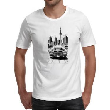 Imagem de Camiseta Unissex Cadillac manga art line, EG