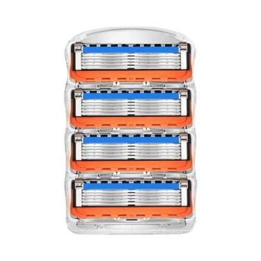 Imagem de Lâminas De Barbear Vintage De 5 Camadas Para Substituição, Proteção Cl