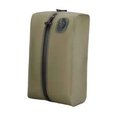 Imagem de Fenteer Saco de armazenamento a vácuo para viagem, organizador de roupas, saco de compressão versátil para viagens de negócios, organização de bagagens e, Verde