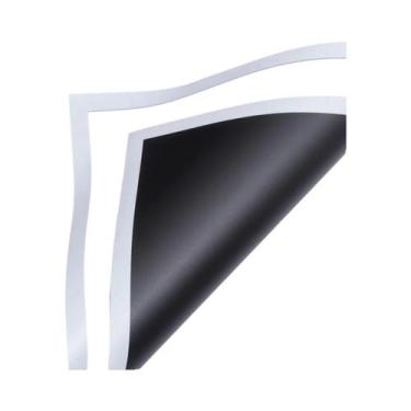 Imagem de Papel De Embalagem Para Flores Com Borda Dourada 20 Peças Estilo Corea