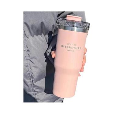 Imagem de Garrafa Térmica De Grande Capacidade 30.43oz Copo Para Café E Água Com