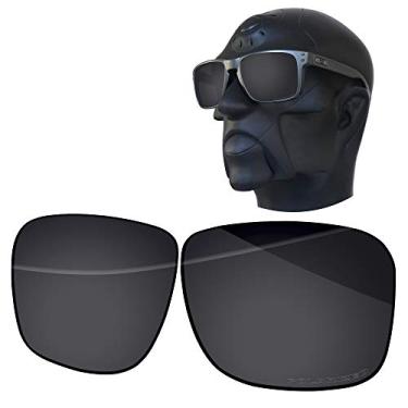 Imagem de Ensky Lentes de reposição HardyShield para óculos de sol Oakley Holbrook XL OO9417 59 mm, Preto coral - estampado polarizado, 0