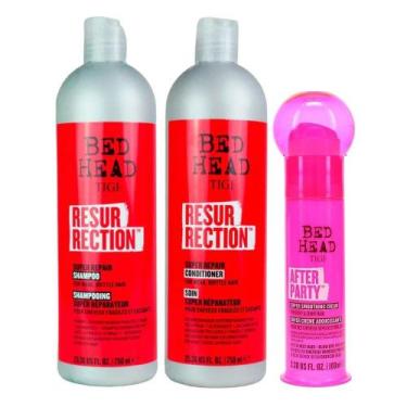 Imagem de Kit TIGI Bed Head Resurrection Shampoo 750ml + Condicionador 750ml + A