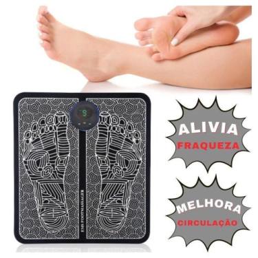 Imagem de Massageador Relaxamento Muscular Pés Elétricos Tapete - Shopbr