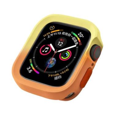 Imagem de Capa De Silicone Macia Para Apple Watch Series 7 6 5 4 3 2 1, Capa De 