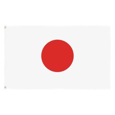 Imagem de Bandeira Nacional do Japão 90x150cm Poliéster 100g - yiweisai