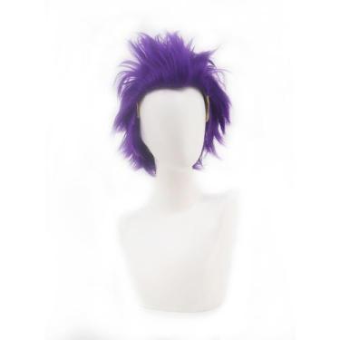 Imagem de Peruca de cosplay My Hero Academia Shinsos Hitoshis Anime 28cm - taiyu