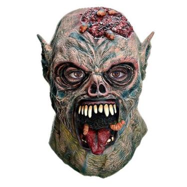 Imagem de Máscara Zombie Horror Resin Scary Face com Gore & Crawling Ins - yiwei