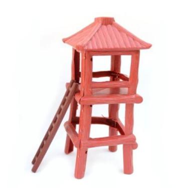 Imagem de Simulação Blockhouse World War Military Model Vermelho 18,5 cm - Gloom