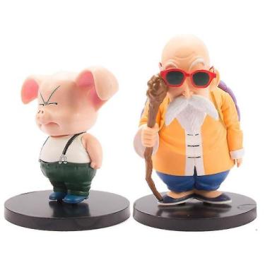 Imagem de Figura de brinquedo Dragon Ball Master Roshi Kame Sennin Wulong Pig - 
