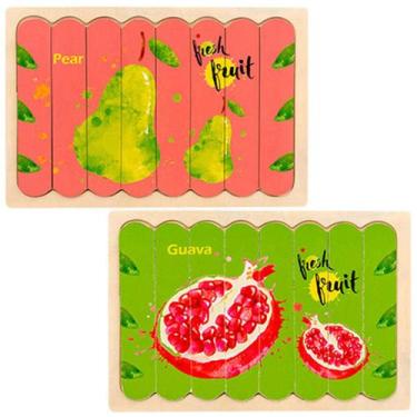 Imagem de Puzzle Fruit Series Self Assembly DIY em forma de faixa - Gloome Store