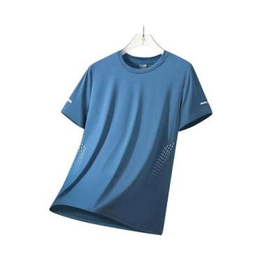 Imagem de Camiseta Masculina De Corrida De Secagem Rápida E Respirável, Elástica