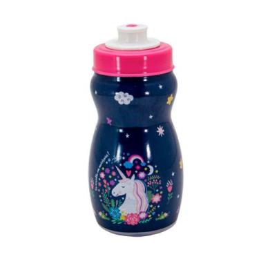 Imagem de Garrafa Infantil Squeeze Escolar 300ml Personagens Plasutil, Unicórnio
