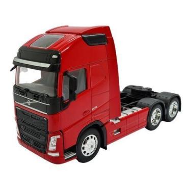 Imagem de Miniatura Caminhão Volvo Fh 500 Truck Vermelho Metal 1:32, Vermelho