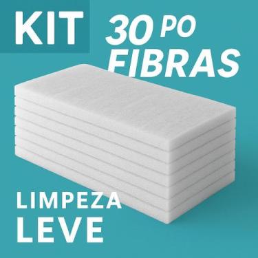 Imagem de Fibra De Limpeza Leve Branca Não Risca SuperPro Bettanin Kit 5 até 30 