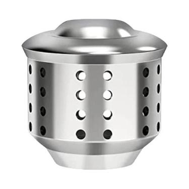 Imagem de Tampa De Válvula Anti-Respingo Em Aço Inoxidável Para Cafeteira Moka E