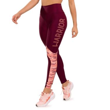 Imagem de Legging Warrior Platinado Com Estampa Emborrachada Donna Carioca-Feminino