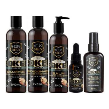 Imagem de Kit Felps Men - Sh.+cond.+balm 240ml+óleo 30ml+tônico 60ml